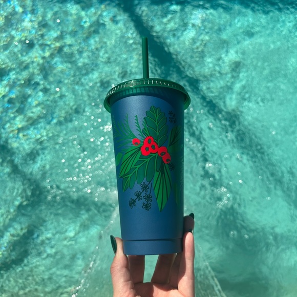 Starbucks 2021 Holiday Reusable Cold Cup Christmas Icon Tumbler
